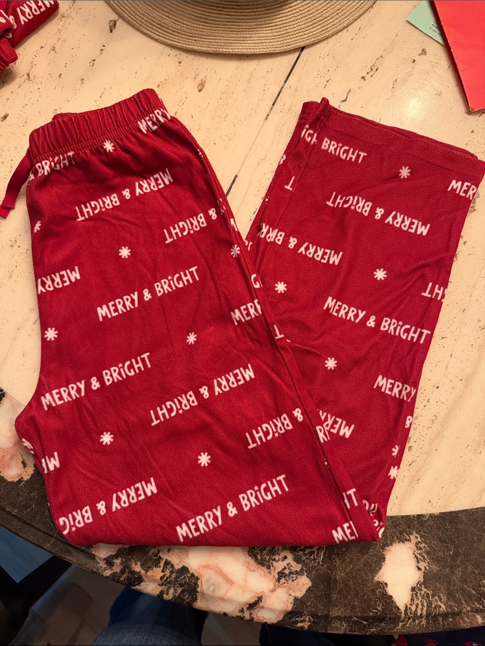 Carter's Red 'Merry & Bright' Holiday Pajama Bottoms